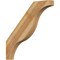 Ekena Millwork 4"W x 34"D x 34"H Funston Rough Sawn Knee Brace, Western Red Cedar BRC04X34X34FST00RWR - alternate 1